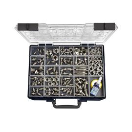 Sortimentsbox Messingdrehteile vernickelt Produktbild