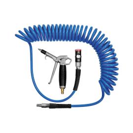 RIEGLER Spiralschlauch-Pistolen-Set Typhoon, PU-Schlauch- ø 10x6,5, max. 3 m Produktbild