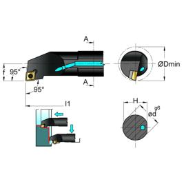 Bohrstange A32S SCLCL12 Produktbild