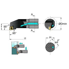 Bohrstange E08K SCLCR06 Produktbild