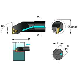 Bohrstange A12K STUCR11 Produktbild