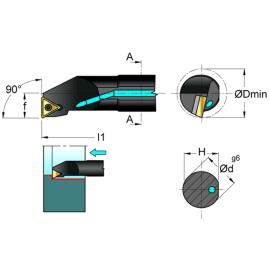 Bohrstange A25R STFCL16 Produktbild