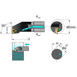 Bohrstange E10M STFCR09 Produktbild