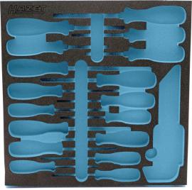 HAZET 2-Komponenten Weichschaumeinlage 163-297L ∙ L x B: 344 mm x 342 mm Produktbild
