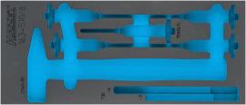HAZET 2-Komponenten Weichschaumeinlage 163-510L ∙ L x B: 392 mm x 172 mm Produktbild