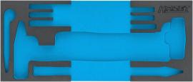 HAZET 2-Komponenten Weichschaumeinlage 163-523L ∙ L x B: 392 mm x 172 mm Produktbild