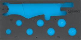 HAZET 2-Komponenten Weichschaumeinlage 163-529L ∙ L x B: 342 mm x 172 mm Produktbild