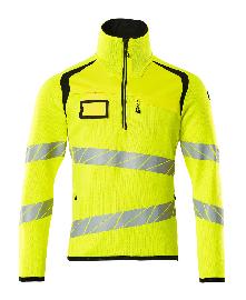 Strickpullover mit kurzem Reißverschluss Produktbild