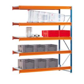 AR Weitspannregal W 100 mit Stahlpaneelen, 3000 x 1785 x 1200 mm, 5 Ebenen, Fachlast 557 kg Produktbild