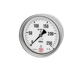 RIEGLER Kapselfedermanometer, G 1/2 hinten zentrisch, 0 - 40 mbar, Ø 100 Produktbild