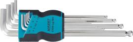 Winkelschraubendreher Satz 2105LG/9H ∙ Innen Sechskant Profil ∙ 9-teilig ∙ 1,5 ∙ 2 ∙ 2,5 ∙ 3 ∙ 4 ∙ 5 ∙ 6 ∙ 8 ∙ 10 Produktbild
