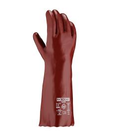 teXXor topline Chemikalienschutz-Handschuh PVC ROTBRAUN Nr.: 2112 Produktbild