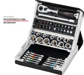 SmartCase Steckschlüssel Satz 2200SC-2-PD ∙ 1/4 Zoll (6,3 mm) Sechskant massiv, 1/4 Zoll (6,3 mm) Vierkant hohl ∙ Außen Doppelsechskant-Tractionsprofil, Schlitz Profil, Kreuzschlitz Profil PH, Pozidriv Profil PZ, Innen Sechskant Profil, Innen TORX® Profil Produktbild