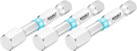 HAZET Bit 2204NSLG-8/3 ∙ 1/4 Zoll (6,3 mm) Sechskant massiv ∙ Innen Sechskant Profil ∙ 3-teilig ∙ SW 8 mm Produktbild