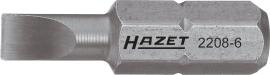 HAZET Bit 2208-10 ∙ 1/4 Zoll (6,3 mm) Sechskant massiv ∙ Schlitz Profil ∙ SW 1,2 x 6,5 mm Produktbild