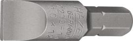 HAZET Bit 2210-14 ∙ 5/16 Zoll (8 mm) Sechskant massiv ∙ Schlitz Profil ∙ SW 2 x 12 mm Produktbild