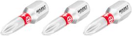 HAZET Bit 2215N-PH1/3 ∙ 1/4 Zoll (6,3 mm) Sechskant massiv ∙ Kreuzschlitz Profil PH ∙ 3-teilig ∙ SW PH1 Produktbild