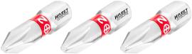 HAZET Bit 2215N-PH2/3 ∙ 1/4 Zoll (6,3 mm) Sechskant massiv ∙ Kreuzschlitz Profil PH ∙ 3-teilig ∙ SW PH2 Produktbild