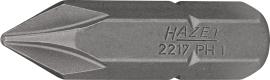 HAZET Bit 2217-PH1 ∙ 5/16 Zoll (8 mm) Sechskant massiv ∙ Kreuzschlitz Profil PH ∙ SW PH1 Produktbild