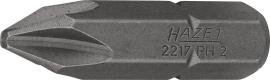 HAZET Bit 2217-PH2 ∙ 5/16 Zoll (8 mm) Sechskant massiv ∙ Kreuzschlitz Profil PH ∙ SW PH2 Produktbild
