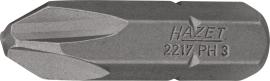 HAZET Bit 2217-PH3 ∙ 5/16 Zoll (8 mm) Sechskant massiv ∙ Kreuzschlitz Profil PH ∙ SW PH3 Produktbild