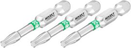 HAZET Bit 2223NSLG-T20/3 ∙ 1/4 Zoll (6,3 mm) Sechskant massiv ∙ Innen TORX® Profil ∙ 3-teilig ∙ SW T20 Produktbild