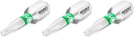 HAZET Bit 2223N-T10/3 ∙ 1/4 Zoll (6,3 mm) Sechskant massiv ∙ Innen TORX® Profil ∙ 3-teilig ∙ SW T10 Produktbild