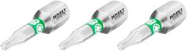 HAZET Bit 2223N-T8/3 ∙ 1/4 Zoll (6,3 mm) Sechskant massiv ∙ Innen TORX® Profil ∙ 3-teilig ∙ SW T8 Produktbild