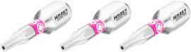 HAZET Bit 2223N-T9H/3 ∙ 1/4 Zoll (6,3 mm) Sechskant massiv ∙ Tamper Resistant TORX® Profil ∙ 3-teilig ∙ SW T9H Produktbild