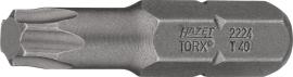 HAZET Bit 2224-T40 ∙ 5/16 Zoll (8 mm) Sechskant massiv ∙ Innen TORX® Profil ∙ SW T40 Produktbild