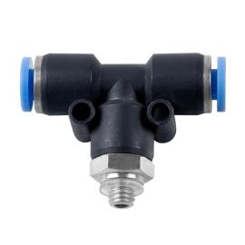 Aircraft Push-in-Stecker M5 AG x 4 mm, T-Stück, 15 bar Produktbild