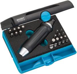 Bit Schlagschraubendreher Satz 2272/23N ∙ 5/16 Zoll (8 mm) Sechskant massiv ∙ Kreuzschlitz Profil PH, Innen Sechskant Profil, Schlitz Profil, Innen TORX® Profil ∙ 23-teilig ∙ 5 – 10 ∙ PH2 – PH4 ∙ T30 – T50 Produktbild