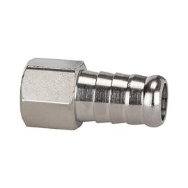 RIEGLER Aufschraubschlauchtülle, G 1/8 i., für Schlauch LW 6, MS vernickelt Produktbild