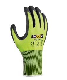 teXXor® Schnittschutz-Strickhandschuh GESANDETE NITRILBESCHICHTUNG Nr.: 2428 Produktbild