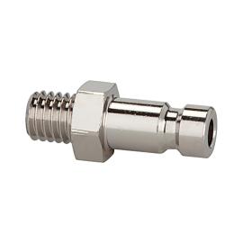 RIEGLER Nippel für Kupplungen NW 2,7, Edelstahl 1.4404, G 1/8 AG, SW 11 Produktbild