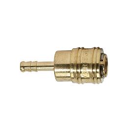 Schnellverschlusskuppl. NW 7,2 »connect line«, MS bl., Tülle LW 6 Produktbild