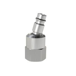RIEGLER Nippel für Kupplungen NW 7,2-7,8, MS vernickelt , drehbar, G 1/4 IG Produktbild