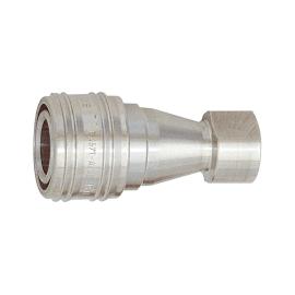RIEGLER Hydraulikkupplung beidseitig absperrend, ES 1.4305, G 3/4 IG NW 13 Produktbild