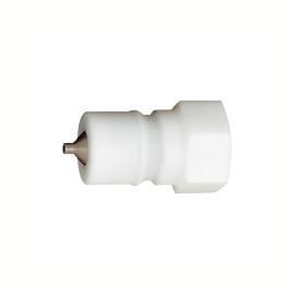 RIEGLER Verschlussnippel beidseitig absperrend, POM, G 1/8 IG, NW 4,3 Produktbild