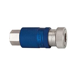 RIEGLER Sicherheitskupplung NW 7,8, Typ Bi-Tec, Messing vernickelt , G 1/2 IG Produktbild