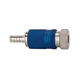 RIEGLER Sicherheitskupplung NW 7,8, Typ Bi-Tec, Messing vernickelt , Tülle LW13 Produktbild