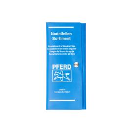 PFERD TOOLS Präzisions-Nadelfeilen-Set 12-tlg. in Rolltasche 140mm Schweizer Hieb 1, mittel Produktbild