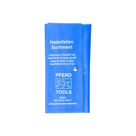 PFERD TOOLS Präzisions-Nadelfeilen-Set 12-tlg. in Rolltasche 160mm Schweizer Hieb 2, mittel-fein Produktbild
