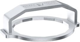 HAZET Federbein-Befestigungsmutter Werkzeug 2710-105 ∙ 1/2 Zoll (12,5 mm) Vierkant hohl ∙ Außen 16-kant Profil ∙ SW 106 mm Produktbild