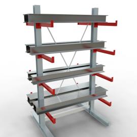 K 3000 Komplettregal, doppelseitig, 2500 x 1300 x 600 mm, 5 Lagerebenen Produktbild