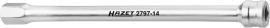 HAZET Scheinwerfer-Einstell-Werkzeug 2797-14 ∙ 3/8 Zoll (10 mm) Vierkant hohl ∙ Innen Sechskant Profil ∙ SW 14 mm Produktbild