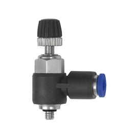 Drosselrückschlagven. »Blaue Serie« mini, Zuluftdros., M5a. Ø3mm Produktbild