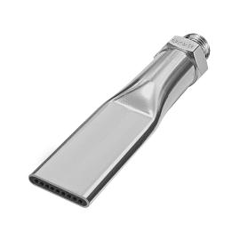 RIEGLER Lärmarme Flachdüse, 1/2 - 27 UNS, MS vernickelt , Düsenbreite 21,5 mm Produktbild