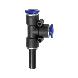 RIEGLER T-Steckverbind., Stecknippel 10mm »Blaue Serie« L-Form, Schlauch- Ø6 Produktbild