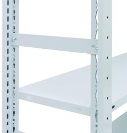 Schulte Stirndwandabgrenzung, 39 x 350 mm (H x T), RAL 7035 lichtgrau Produktbild